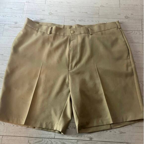 Pro Tour Other - Pro Tour Men’s Golf Shorts Size 38 Khaki Flat Front Performance Polyester
